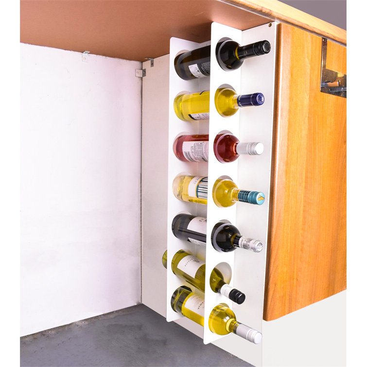 Belfry Kitchen Steel Wall Mounted Narrow Wine Rack Wayfair.co.uk